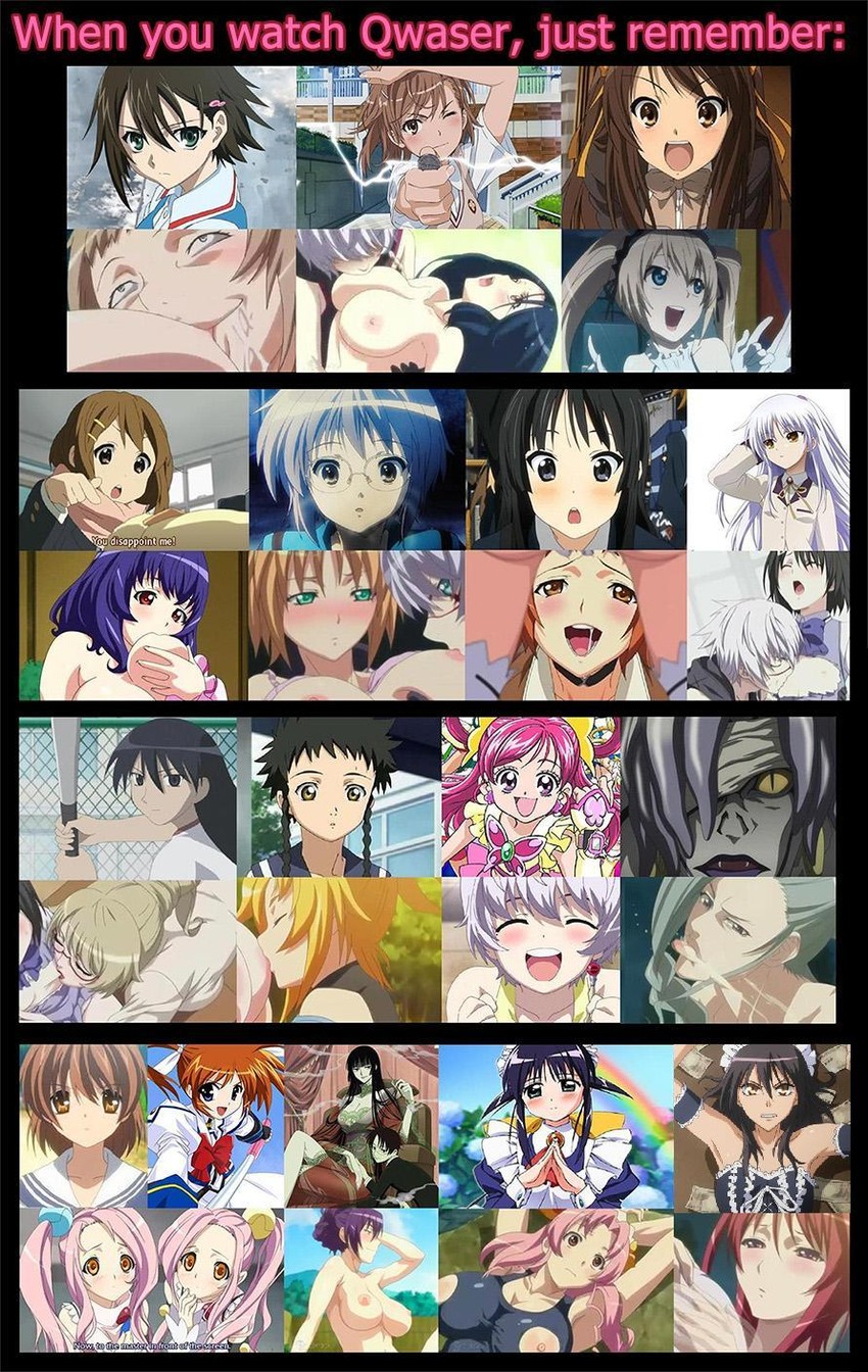 akiyama mio, misaka mikoto, nagato yuki, shirai kuroko, tachibana kanade, and 6 more (precure and 13 more)