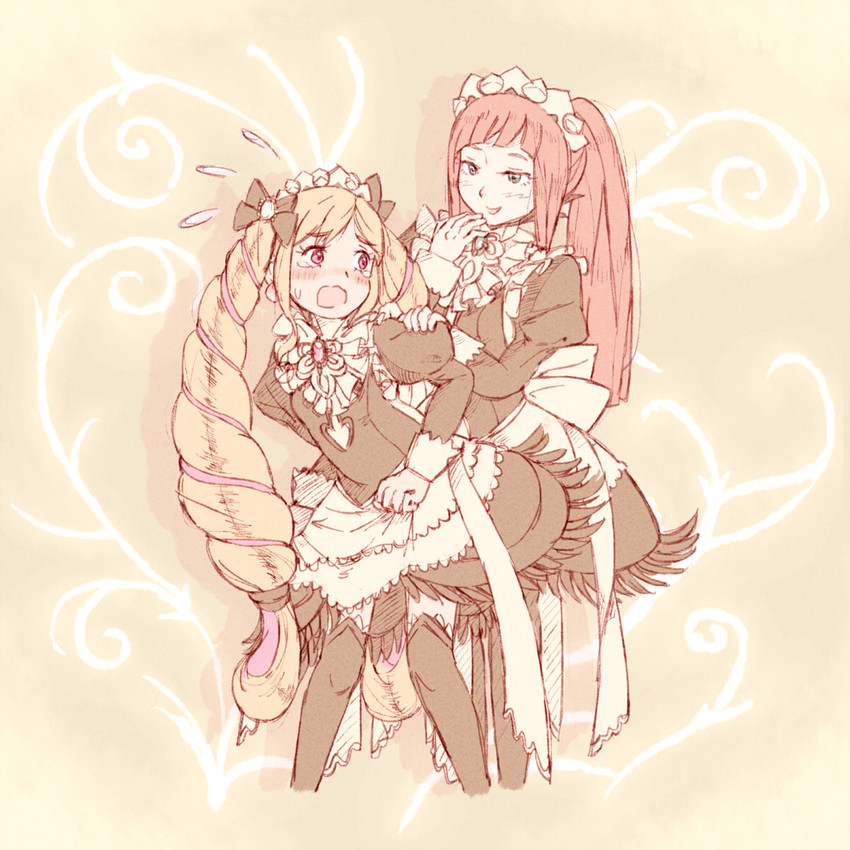 elise and felicia (fire emblem and 1 more) drawn by third_(thirdstg)