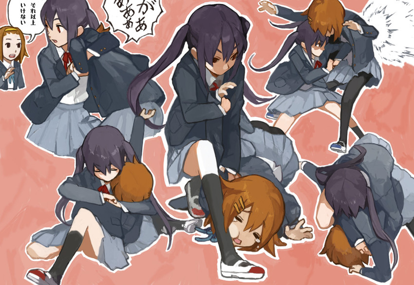 nakano azusa, hirasawa yui, and tainaka ritsu (k-on!) drawn by tomohi