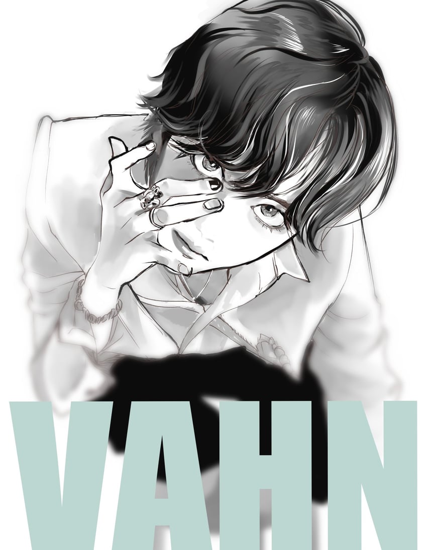 vahn (real life and 1 more) drawn by daida_mametti