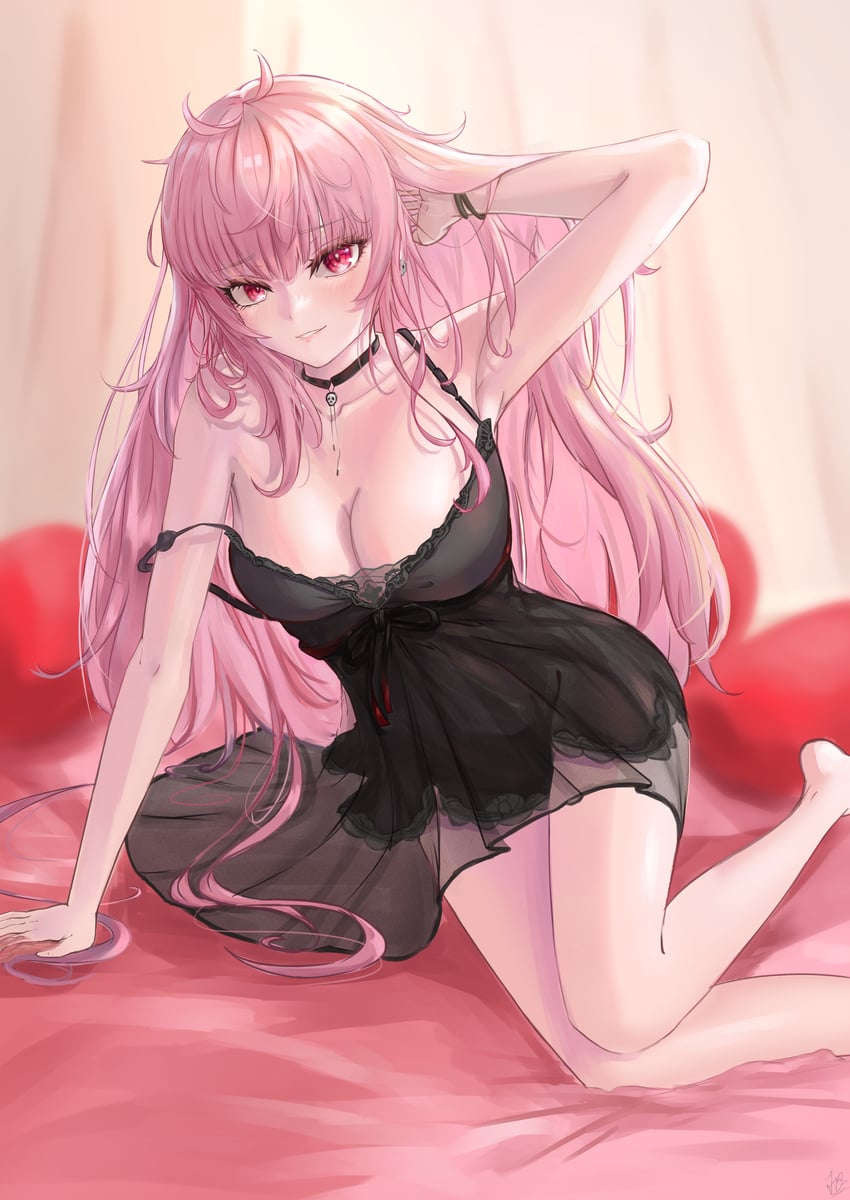mori calliope (hololive and 1 more) drawn by zolomon_(jarvis_lin)