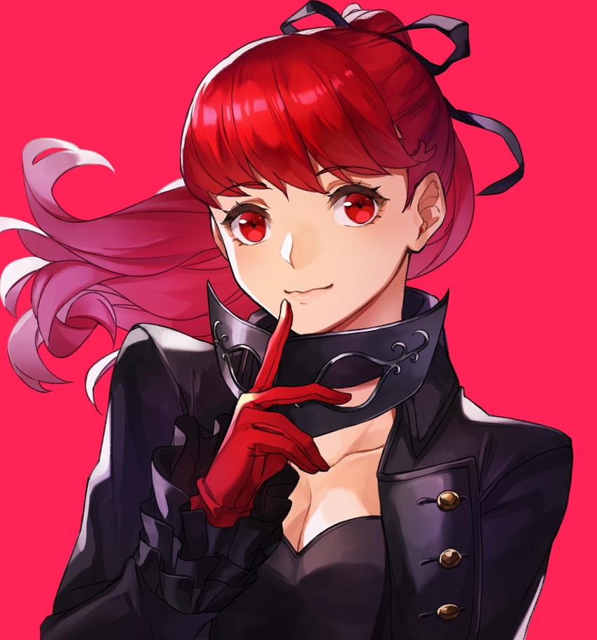 yoshizawa kasumi and violet (persona and 2 more) drawn by kamu_(kamuuei)