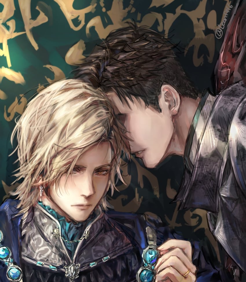 dion lesage and terrence (final fantasy and 1 more) drawn by teonff16