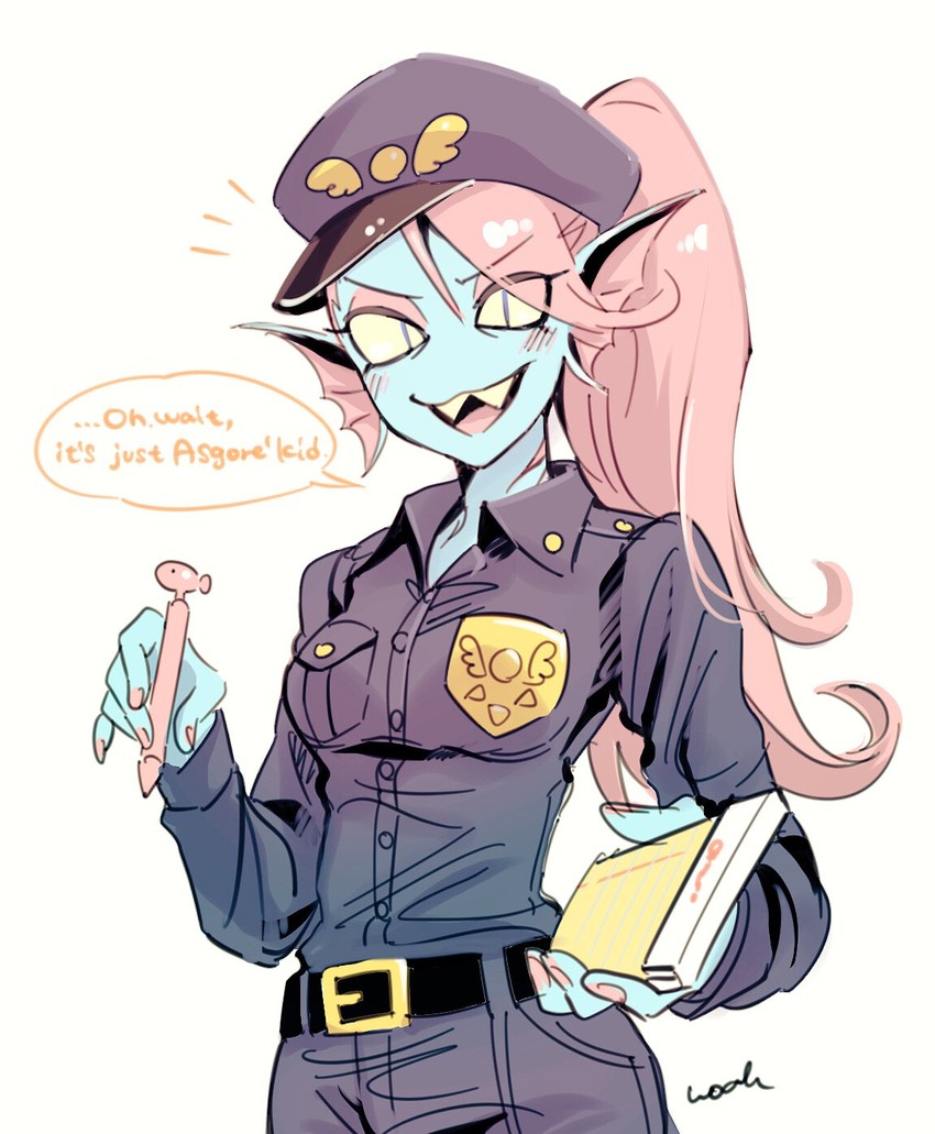 chief undyne (undertale and 1 more) drawn by noah_(tettsui-sole)