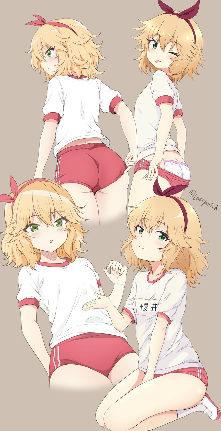 sakurai momoka (idolmaster and 1 more) drawn by tamayan