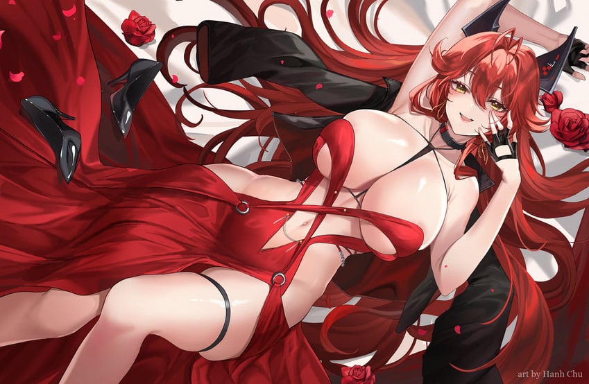 red hood (goddess of victory: nikke) drawn by hanh_chu