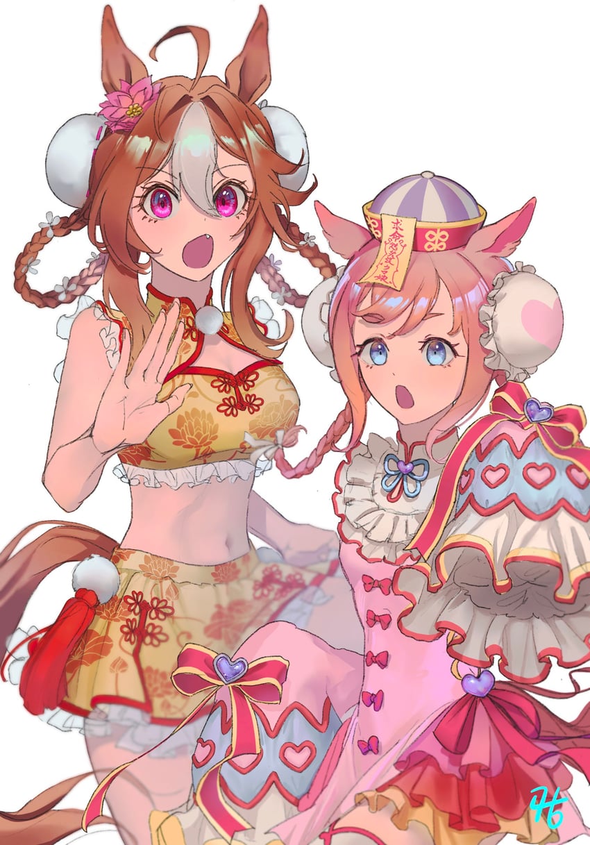 agnes digital and copano rickey (umamusume) drawn by beyondthe_c