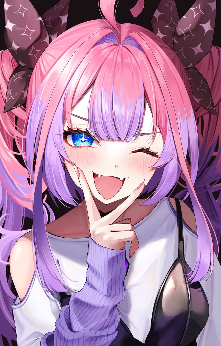 kikirara vivi (hololive and 1 more) drawn by scarf_(50464982)