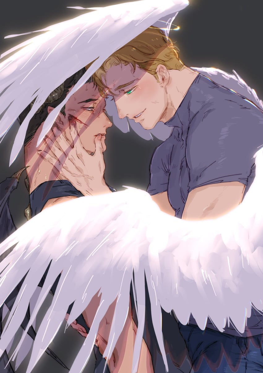 ao isami and lewis smith (yuuki bakuhatsu bang bravern) drawn by omochinosu