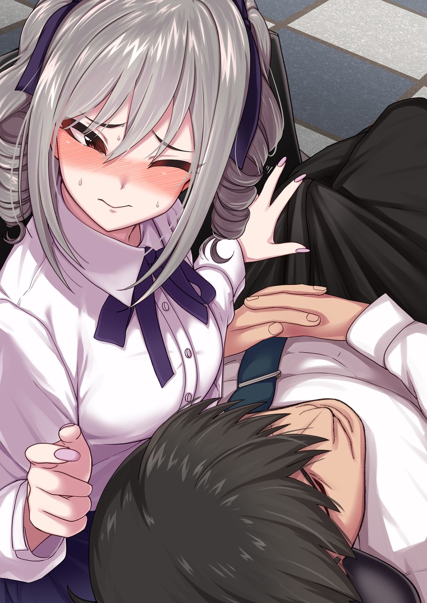 producer and kanzaki ranko (idolmaster and 1 more) drawn by morino_shoutarou