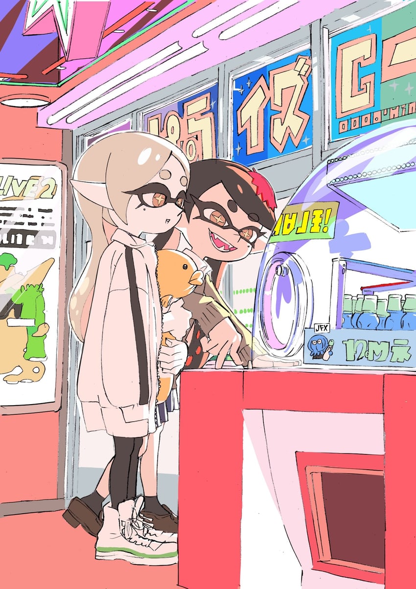 callie and marie (splatoon and 1 more) drawn by ke_sarami