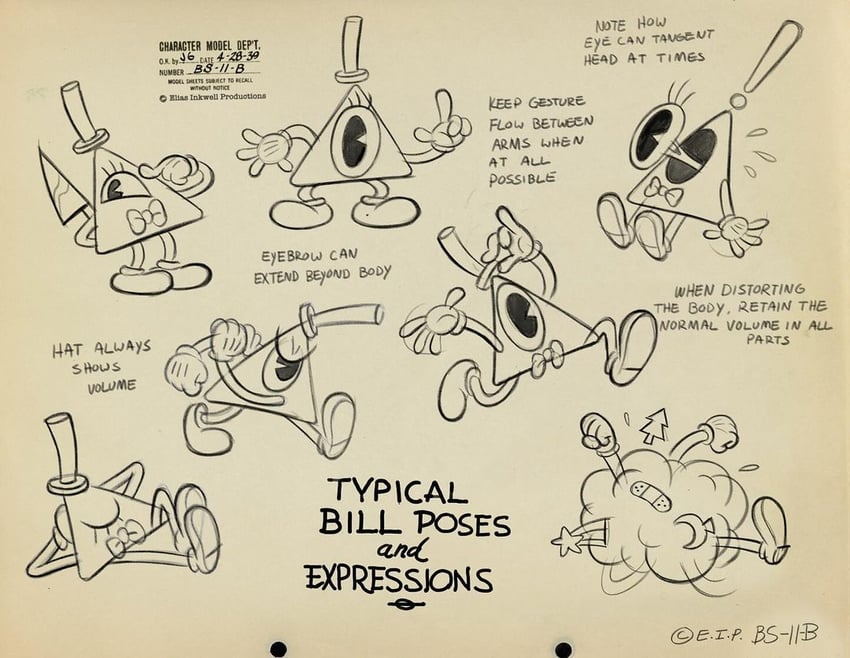 bill cipher (gravity falls and 1 more) drawn by joe_pitt