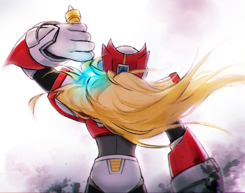 zero (mega man and 1 more) drawn by nao_(gatita)