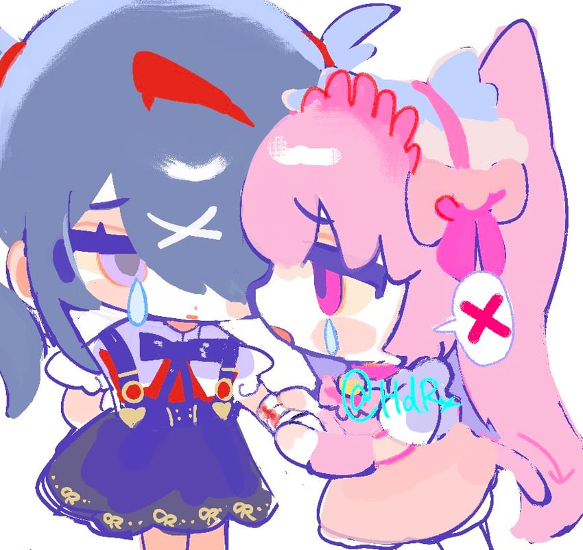 ame-chan and pien cat (needy girl overdose) drawn by naishukketsukata