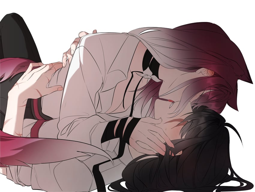 shalom and rahu (path to nowhere) drawn by illusion_moon