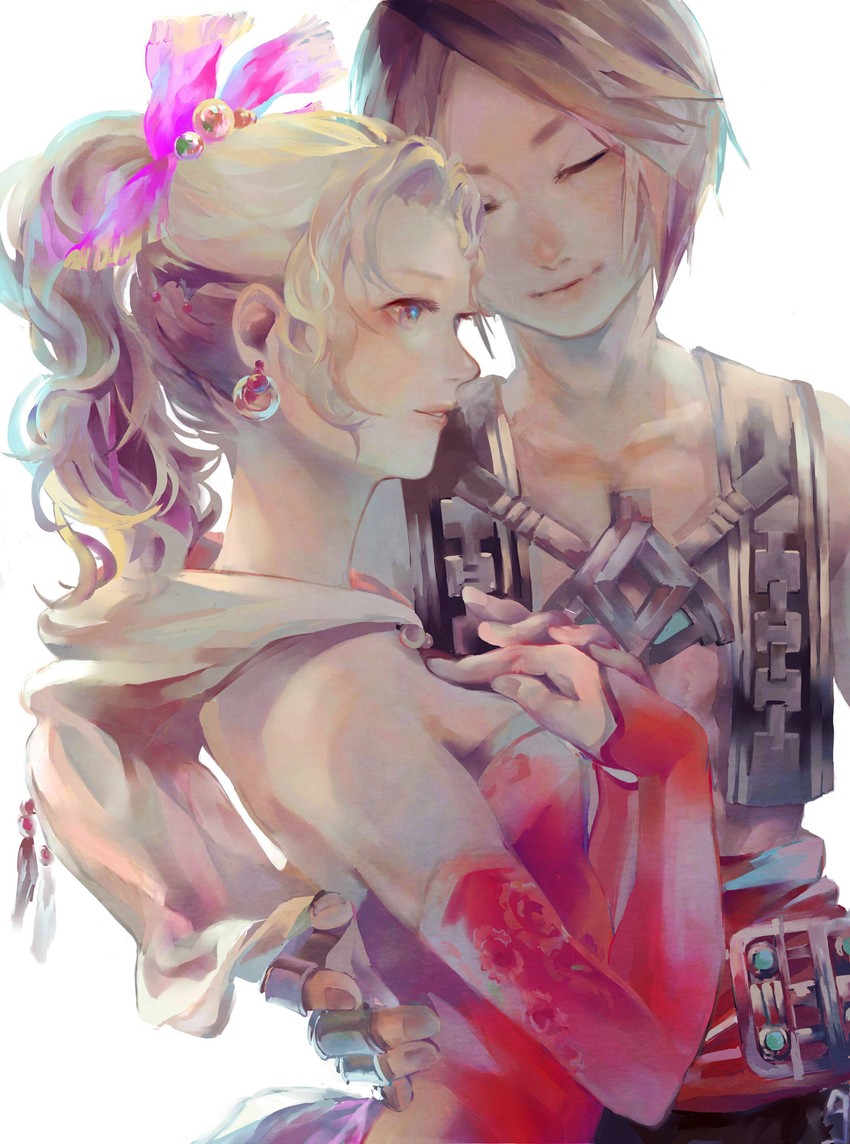 terra branford and vaan (final fantasy and 3 more) drawn by satomatoma
