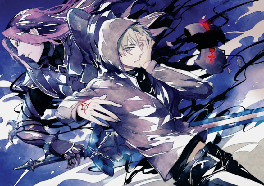matou kariya and berserker (fate and 1 more) drawn by genii