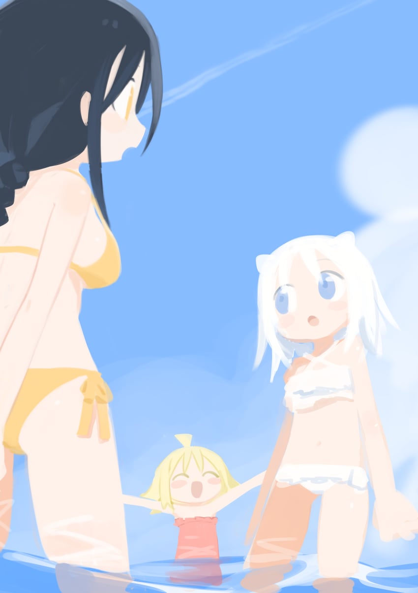 uozumi kurumi, souen chiaki, and takada shiyuki (null-meta) drawn by kokaki_mumose