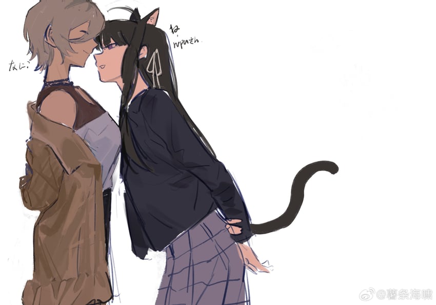 awa subaru and rupa (girls band cry) drawn by occoon