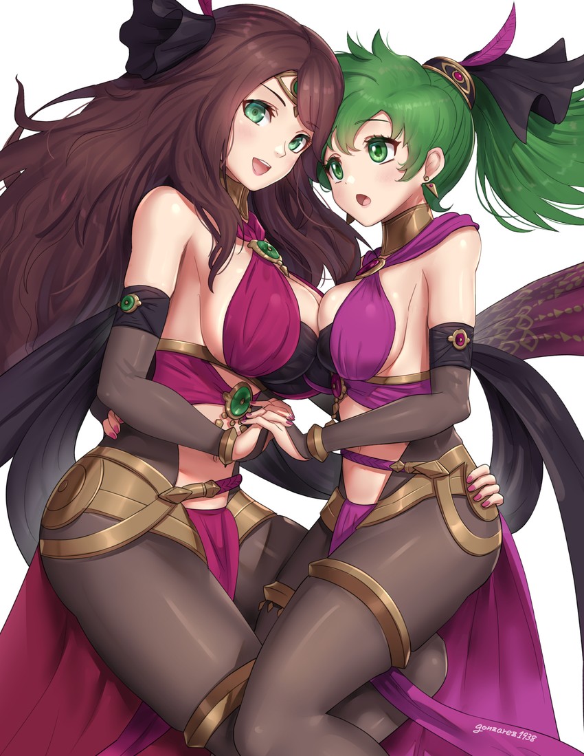 dorothea arnault and lene (fire emblem and 3 more) drawn by gonzarez