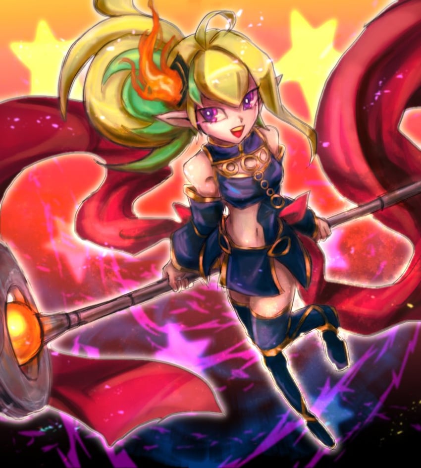 sevens road witch (yu-gi-oh! and 1 more) drawn by k_loss_x
