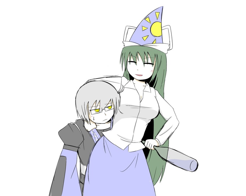 morichika rinnosuke and mima (touhou) drawn by kita_(higan)