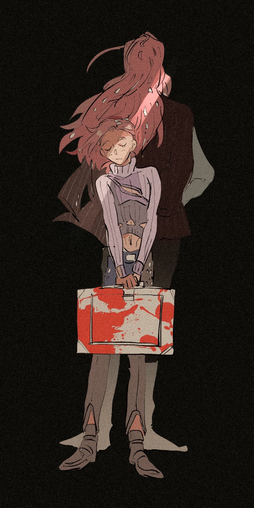 diavolo and vinegar doppio (jojo no kimyou na bouken and 1 more) drawn by motunikomi