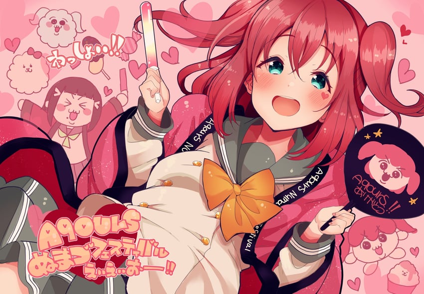 kurosawa dia and kurosawa ruby (love live! and 2 more) drawn by kuzu_kow