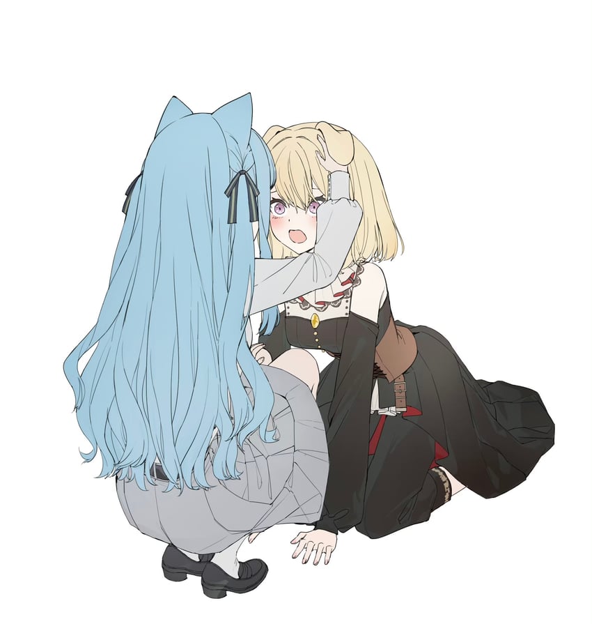 togawa sakiko, misumi uika, and doloris (bang dream! and 1 more) drawn by dahan_jax