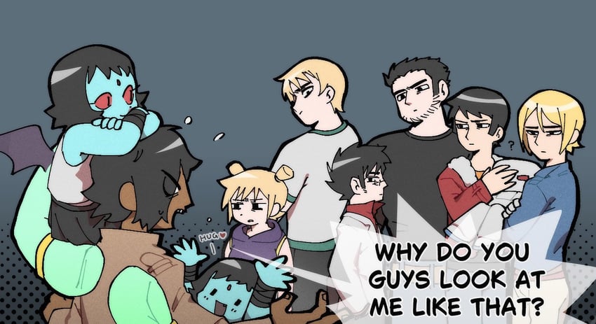 lucas lee, todd ingram, roxie richter, gideon graves, matthew patel, and 4 more (scott pilgrim and 1 more) drawn by akt_xp