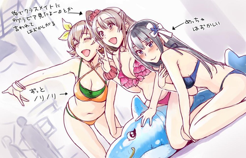 shibuya rin, shimamura uzuki, and honda mio (idolmaster and 1 more) drawn by nekomata_naomi