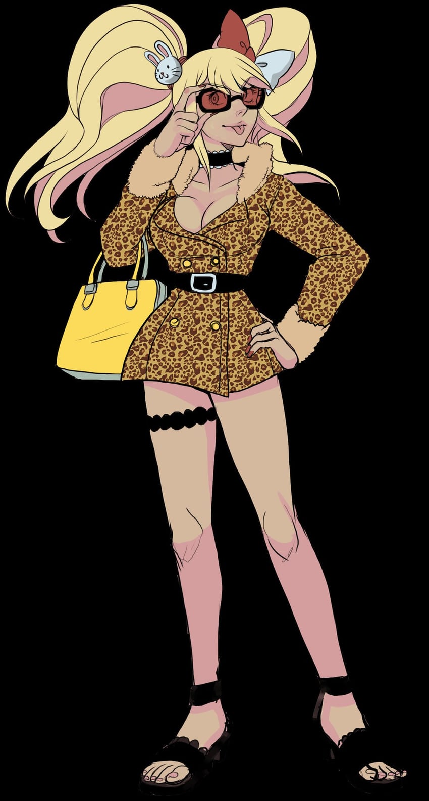 enoshima junko (danganronpa and 2 more) drawn by anixdraws