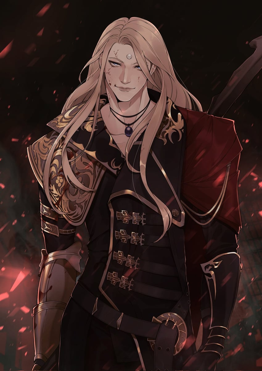 zenos yae galvus (final fantasy and 1 more) drawn by shuwu_c