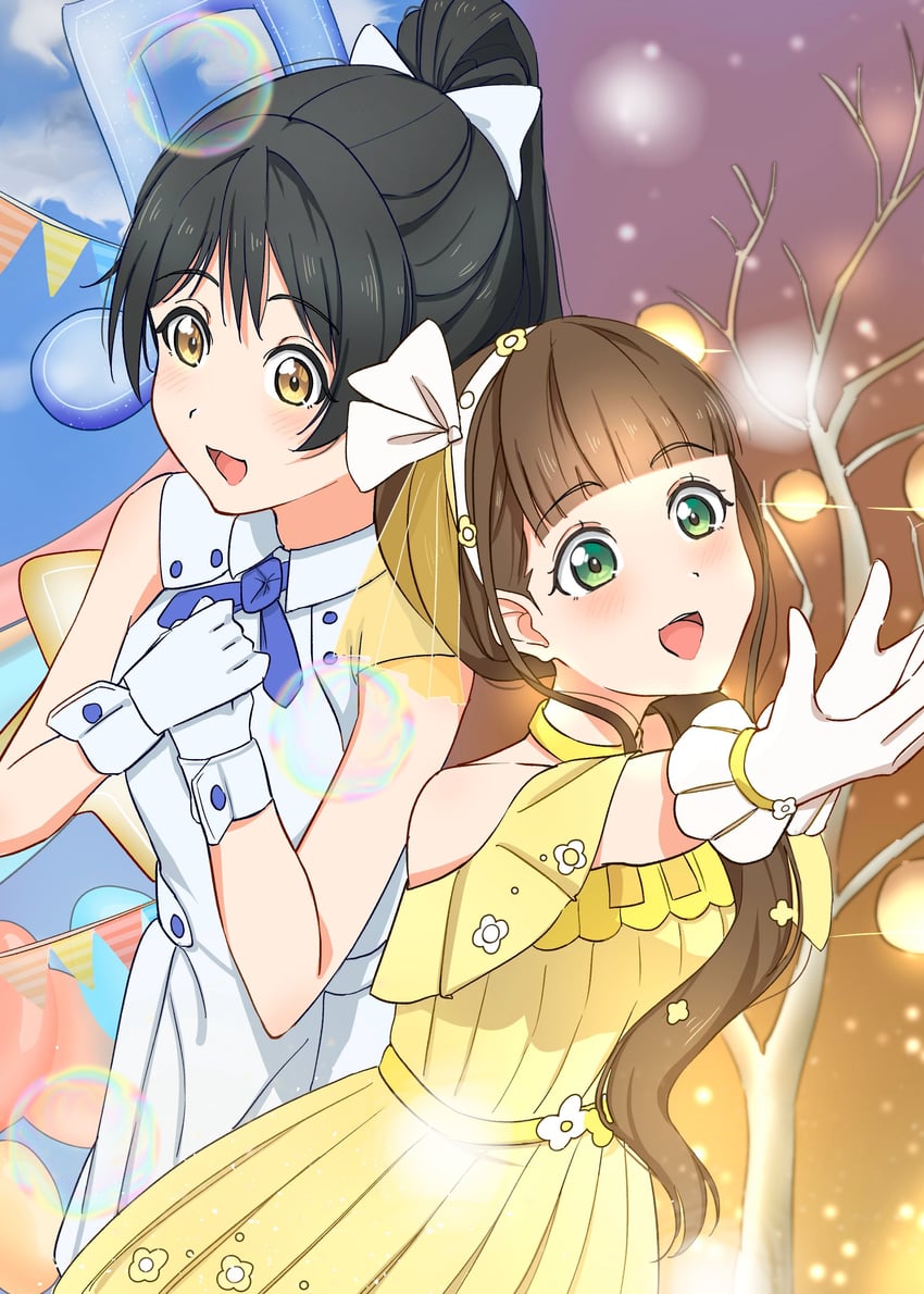 hazuki ren and sakurakoji kinako (love live! and 1 more) drawn by nanakussa