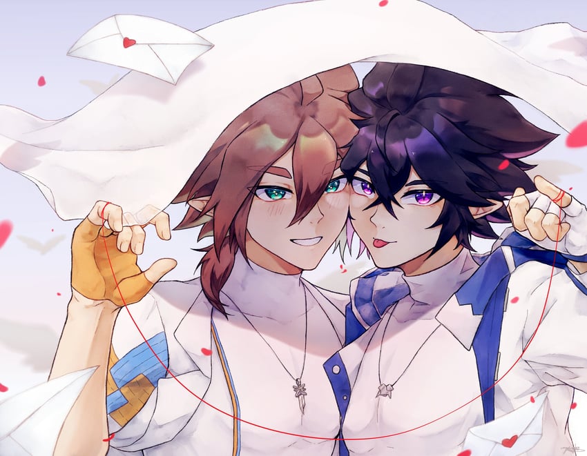 ray and anmicius (aotu world) drawn by potatokoko