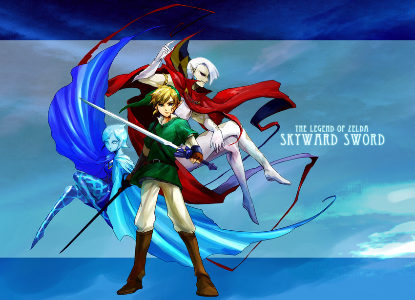link, fi, and ghirahim (the legend of zelda and 1 more) drawn by 16167mono
