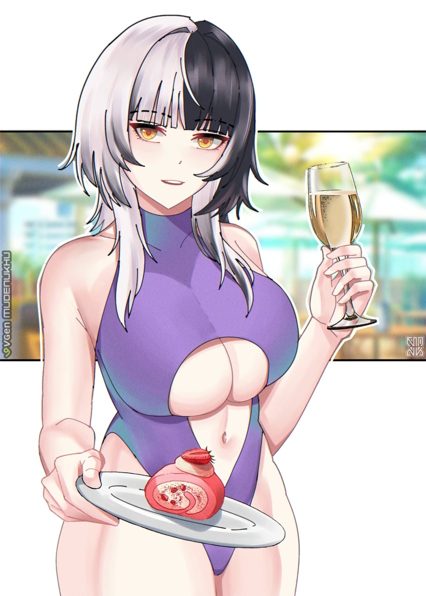 shiori novella (hololive and 1 more) drawn by muhammaddeny