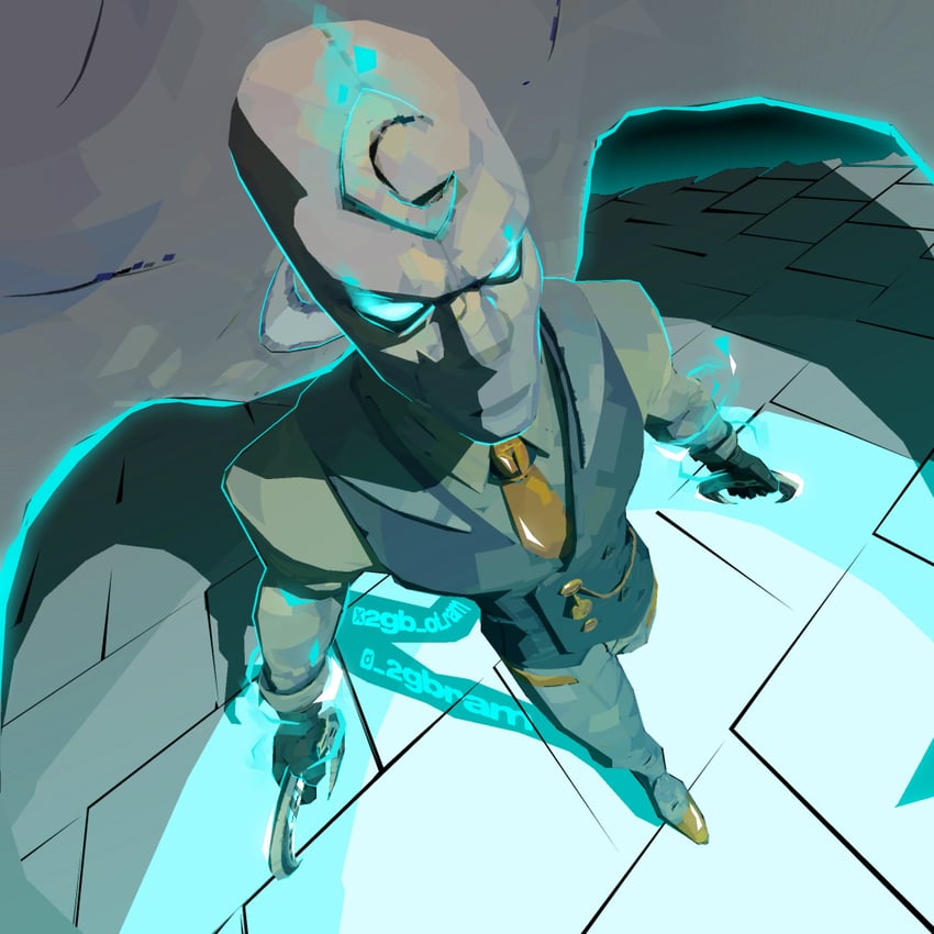 moon knight and mr. knight (marvel and 3 more) drawn by 2gbram
