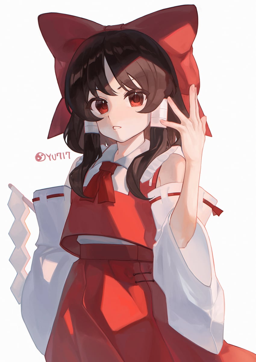 hakurei reimu (touhou and 1 more) drawn by cindy717