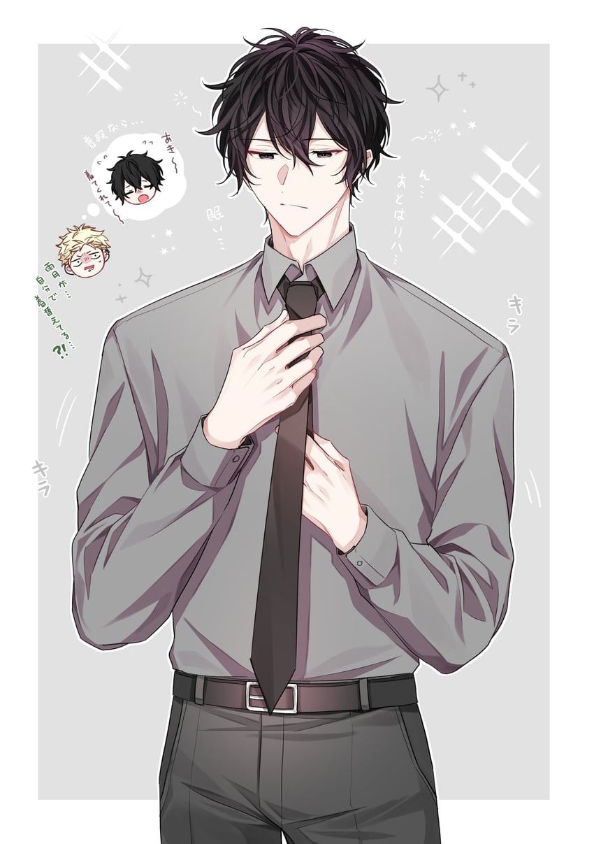 murata ugetsu and kaji akihiko (given) drawn by pinoli_(pinoli66)