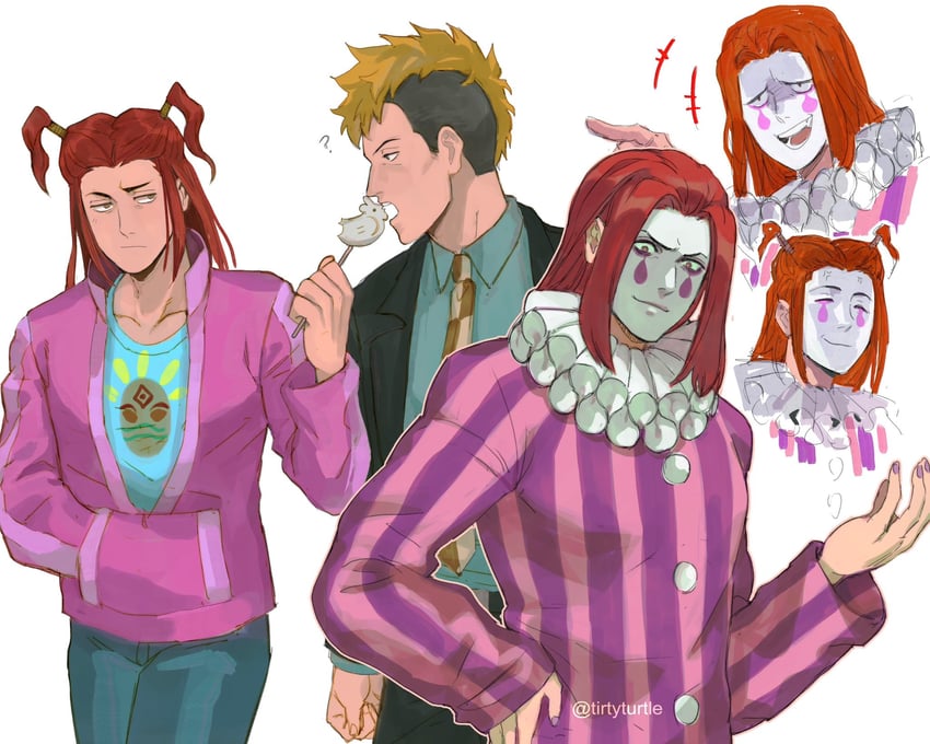 simeon saint and bronco knight (ace attorney and 2 more) drawn by tirtyturtle