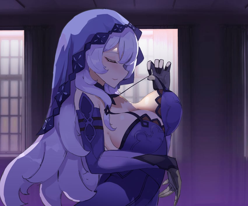 black swan (honkai and 1 more) drawn by smurtz