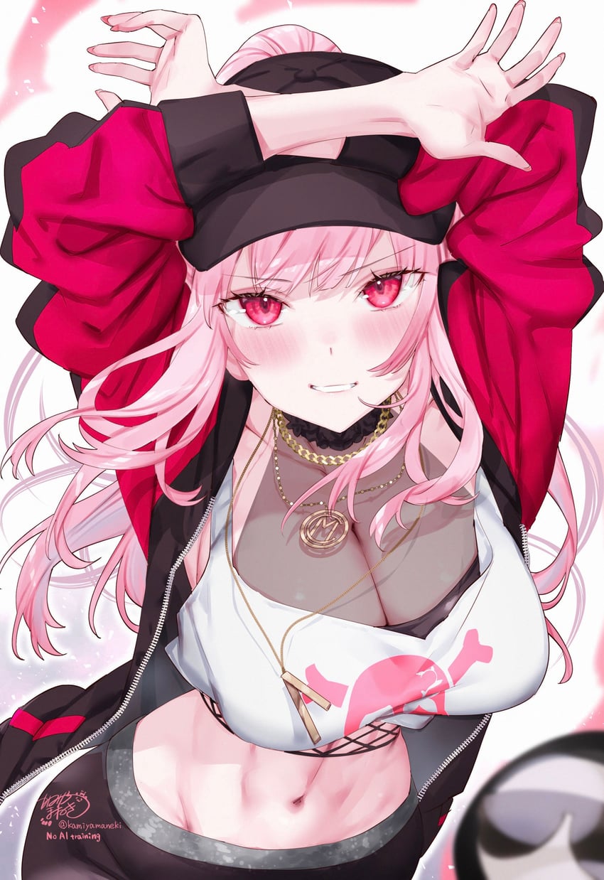 mori calliope and death-sensei (hololive and 1 more) drawn by kamiya_maneki