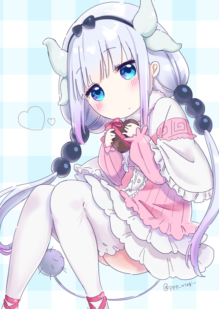 kanna kamui (kobayashi-san chi no maidragon) drawn by kinako_(shiratama_mochi)
