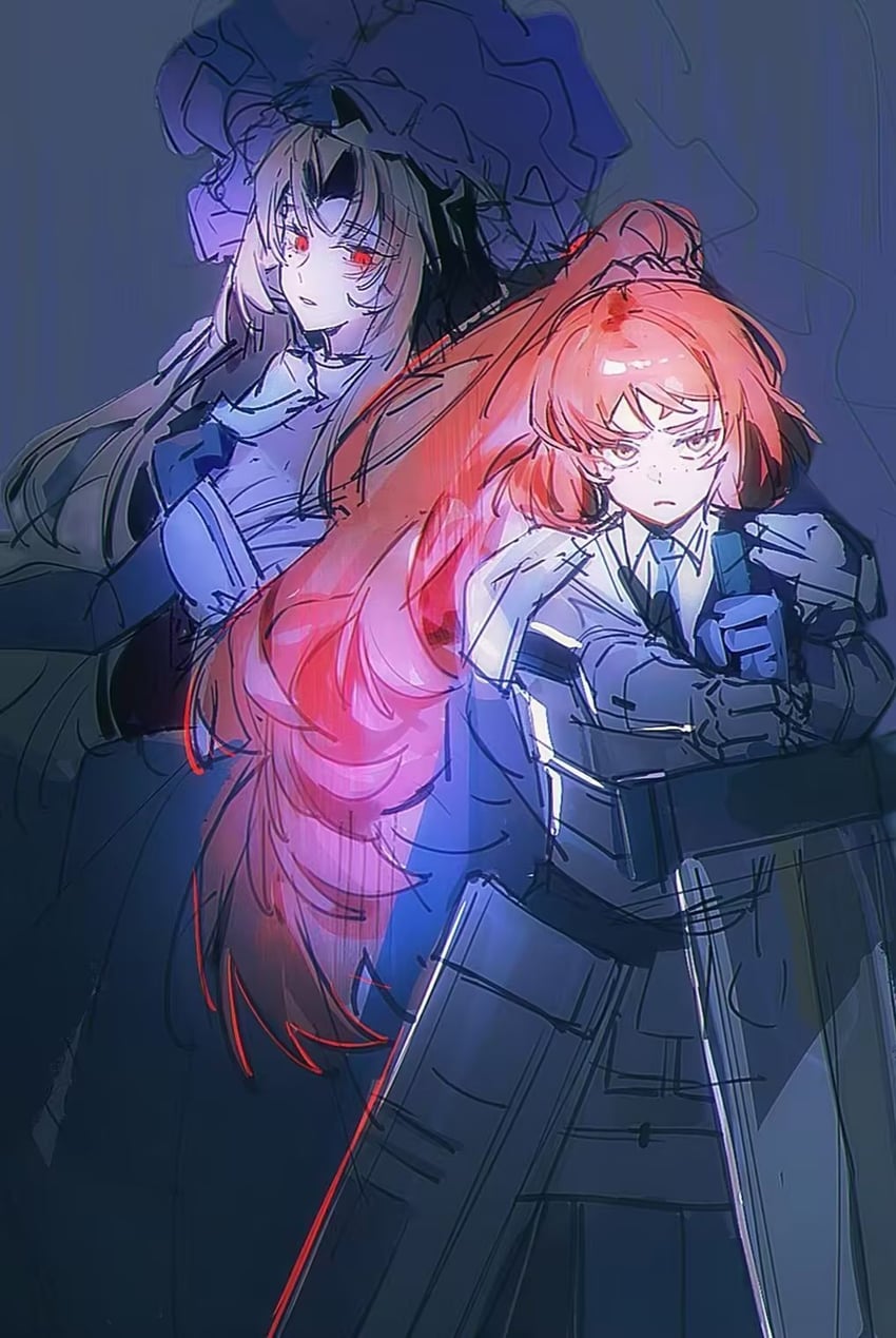 ishmael and rodion (project moon and 1 more) drawn by jingshenhuanghu