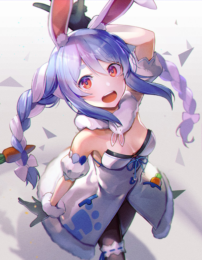 usada pekora and don-chan (hololive) drawn by alicecoco