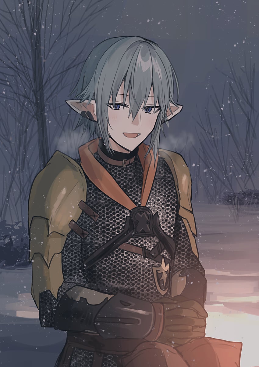 haurchefant greystone (final fantasy and 1 more) drawn by chihuri