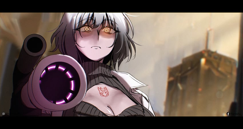 megatron and d-16 (transformers and 2 more) drawn by harashu_(harashu96)
