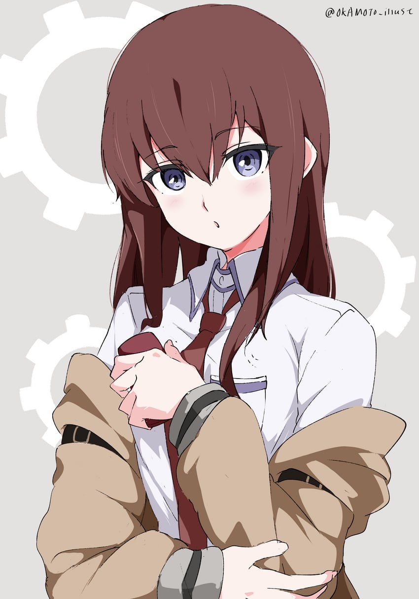 makise kurisu (steins;gate) drawn by white_gorilla_(okamoto)
