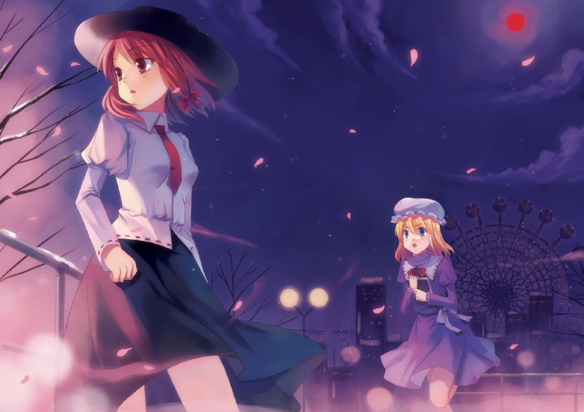 usami renko and maribel hearn (touhou and 1 more) drawn by xiangtu